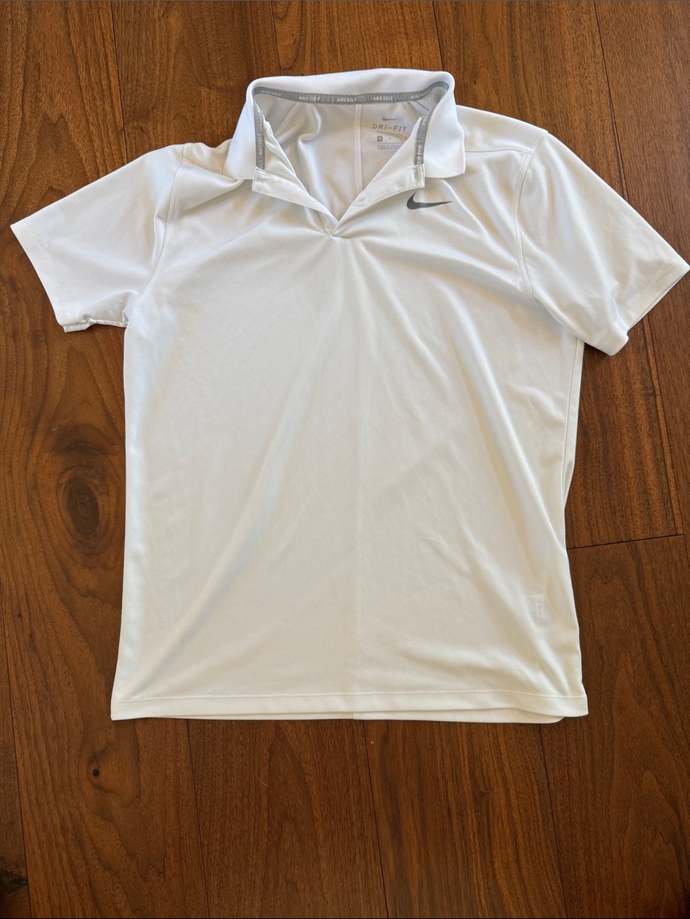 Nike White Men’s Dri-FIT Performance Polo